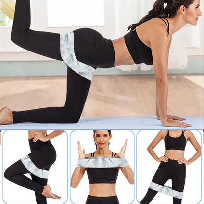 Resistance Bands Set Fitness Exercise Elastic Booty Bands Logo Training Workout Sport Yoga Strength Gym Equipment SlimmingHut