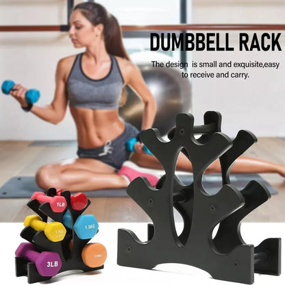 Stable Durable Dumbbell Rack PVC Holder for Small Dumbbell Storage Bracket Home Fitness Gym Equipment Accessories SlimmingHut