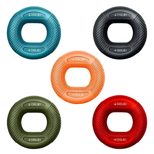 Hand Trainer Carpal Expander Grip Finger Strength Power Gripper Gripping Ring Stress Relief Gym Home Exercise Fitness Equipment SlimmingHut