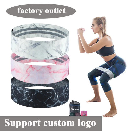 Resistance Bands Set Fitness Exercise Elastic Booty Bands Logo Training Workout Sport Yoga Strength Gym Equipment SlimmingHut