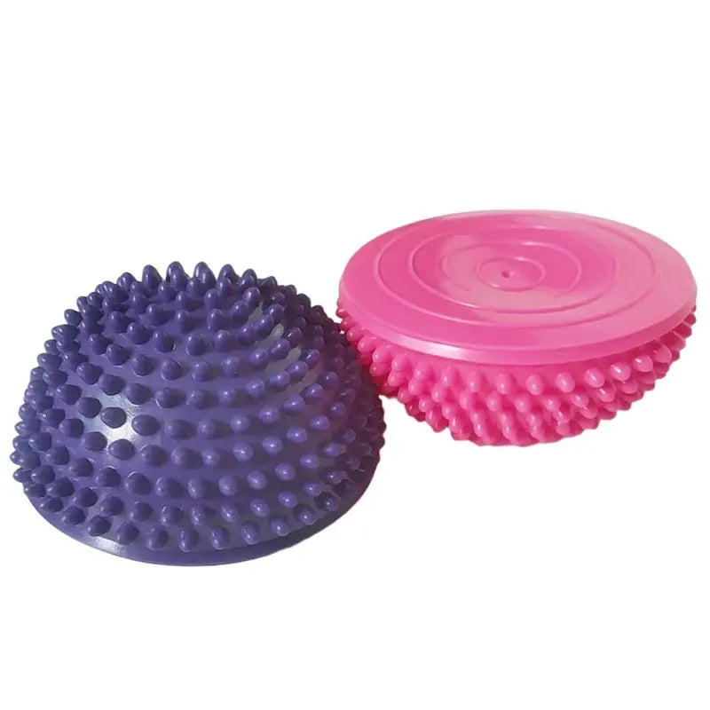 Inflatable Massage Balls PVC Half Sphere Fitball Women Children Yoga Trainer Balancing Ball Gym Health Sports Pilates Fitness SlimmingHut