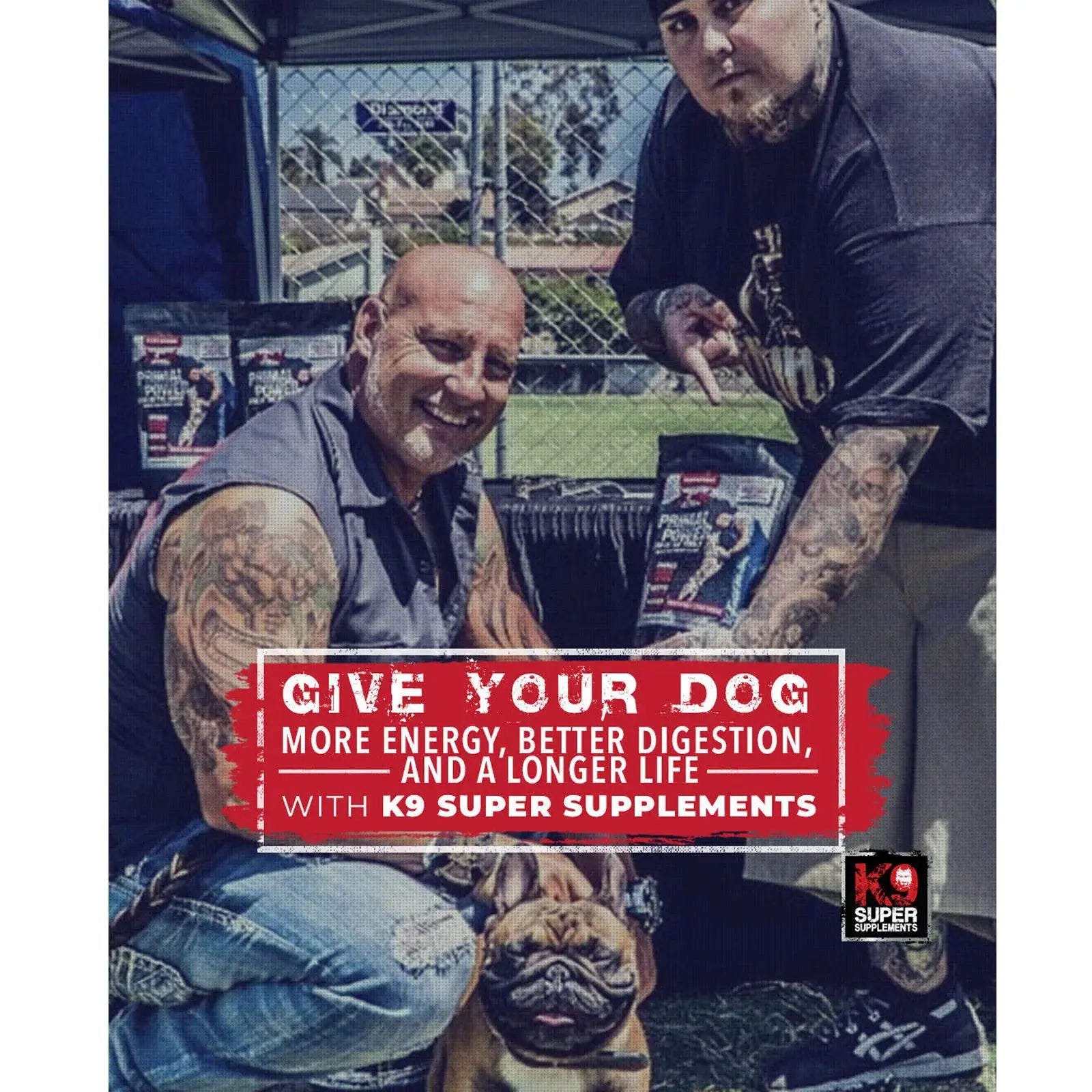 K9 Super Pet Nutrition Primal Power Muscle Growth Vitality, Ultimate Canine Supplement for Dog Sports Working Puppy Adult Senior SlimmingHut