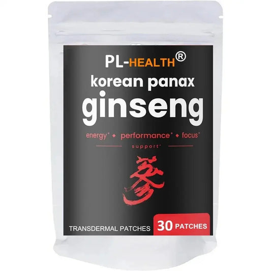 Korean Korean Red Ginseng Root Transdermal Patches for Energy, Focus, Performance, Vitality & Immune 30 Patches - SlimmingHut