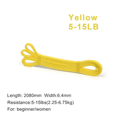 Latex Stretch Resistance Band Expander Elastic Bands For Sport Pull Up Assistance Band Home Workout Pilates Gym Equipment - SlimmingHut