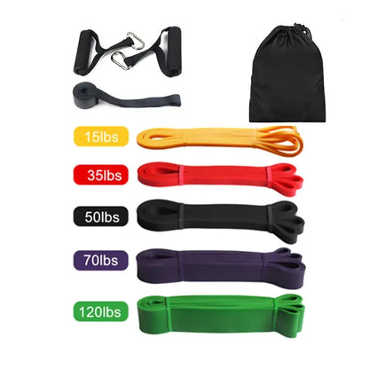 Latex Stretch Resistance Band Expander Elastic Bands For Sport Pull Up Assistance Band Home Workout Pilates Gym Equipment - SlimmingHut