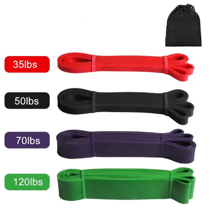 Latex Stretch Resistance Band Expander Elastic Bands For Sport Pull Up Assistance Band Home Workout Pilates Gym Equipment - SlimmingHut
