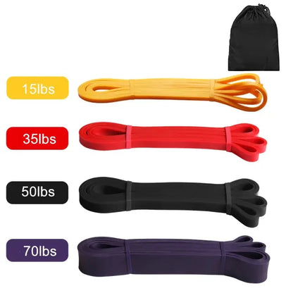 Latex Stretch Resistance Band Expander Elastic Bands For Sport Pull Up Assistance Band Home Workout Pilates Gym Equipment - SlimmingHut