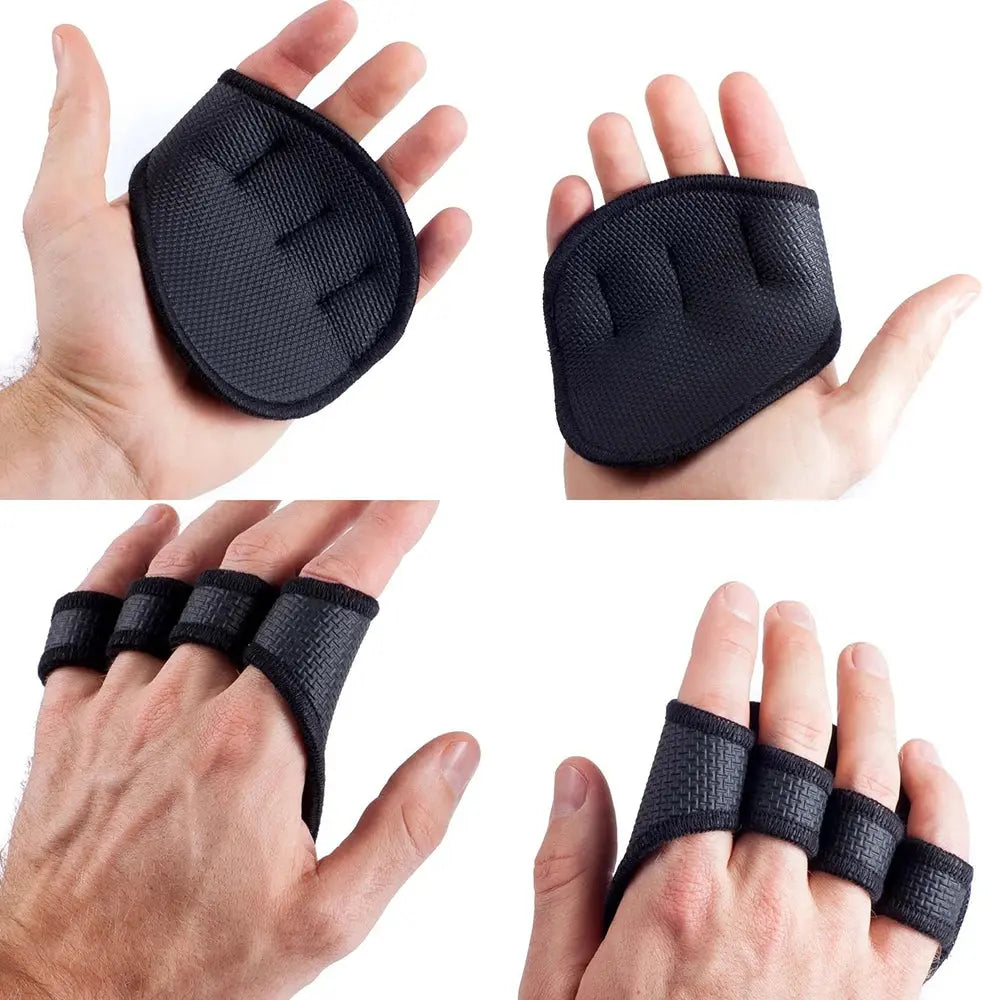 Neoprene Grip Pads Lifting Grips Gym Workout Gloves Weightlifting Calisthenics Powerlifting Fitness Sports Hand Protector SlimmingHut