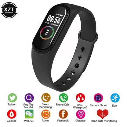 New Smart Watch Wristband IP65 Waterproof Watch Blood Pressure Heart Rate Monitor Fitness Tracker Call Running Smart Bracelet - SlimmingHut