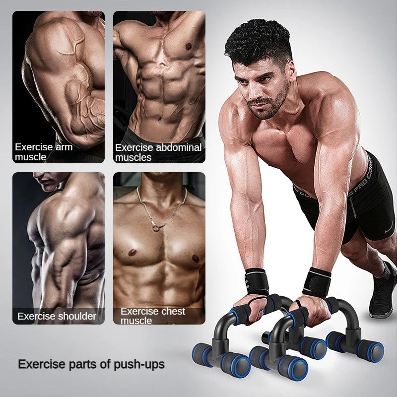 Push Up Bars Home Workout Rack Exercise Stand Fitness Equipment Foam Handle for Floor Men Women Strength Muscle Grip Training SlimmingHut