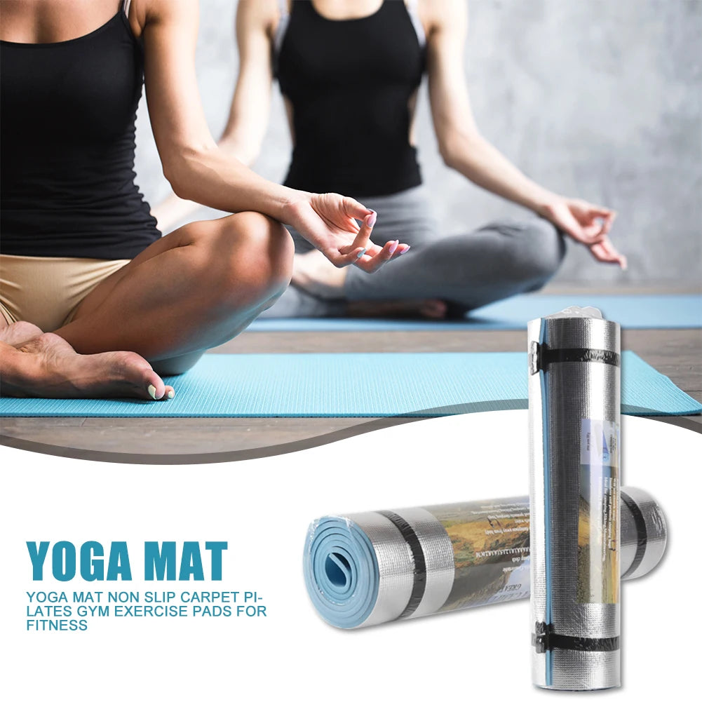 6mm Thick EVA Yoga Mat Moisture-proof Outdoor Camping Picnic Mat 71x20 inch Multifunctional Exercise Gym Fitness Workout Mat SlimmingHut