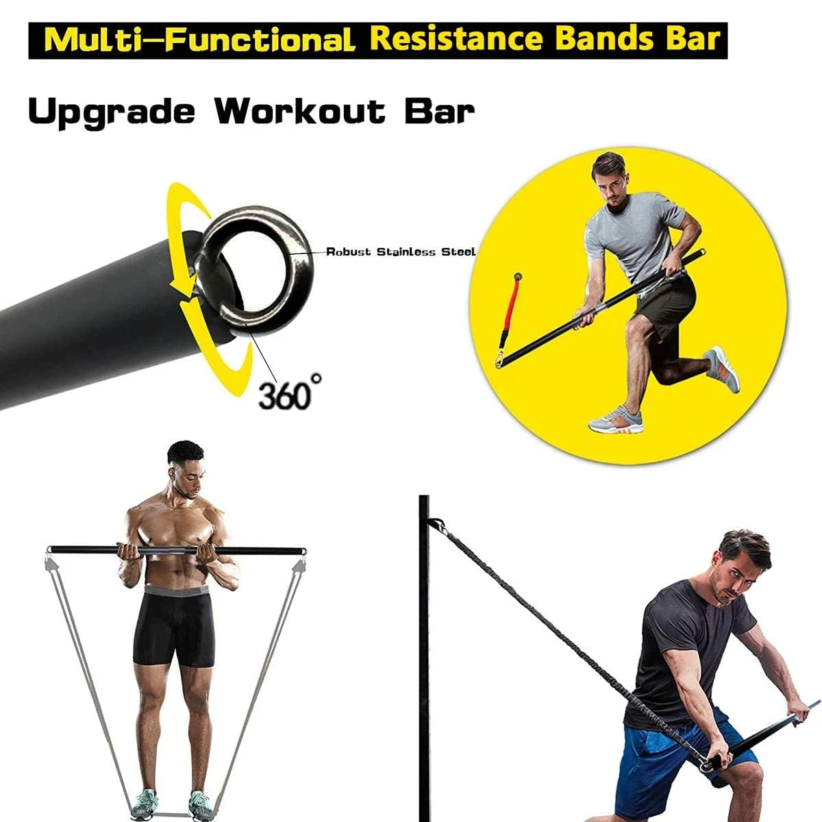 Fitness Booty Resistance Elastic Band Workout for Training Home Exercise Sport Gym Dumbbell Harness Set Expander Equipment SlimmingHut