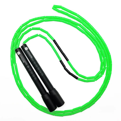 NEVERTOOLATE X ROPE 7mm  hard beads jump skipping rope beaded skip rope Professional competition usage  2.9 meter long handle SlimmingHut
