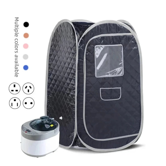 Steam Sauna Set Foldable One Person SPA Tent with 4L Larger Steamer,Remote Control, Weight Loss&Detox Паровая сауна SlimmingHut