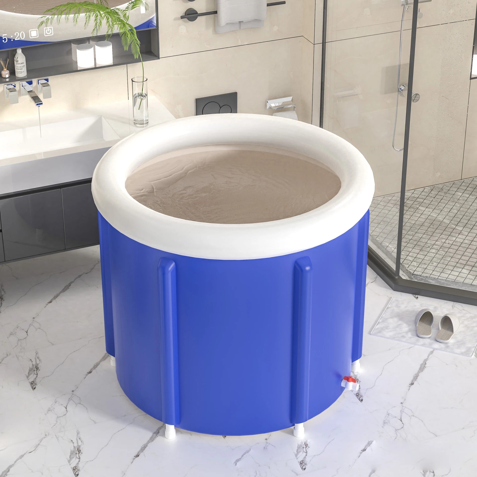 Polar Recovery Bath For Cold Water Soothing Training Portable Ice Bath Cold Water Bath For Athletes Adult Spa For Ice Bath Soak SlimmingHut