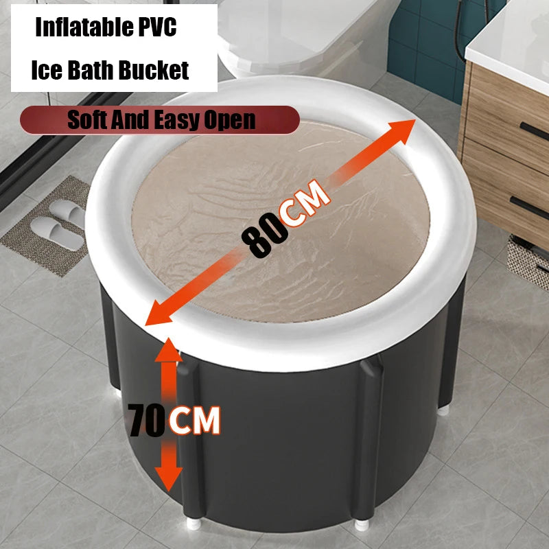 Polar Recovery Bath For Cold Water Soothing Training Portable Ice Bath Cold Water Bath For Athletes Adult Spa For Ice Bath Soak SlimmingHut