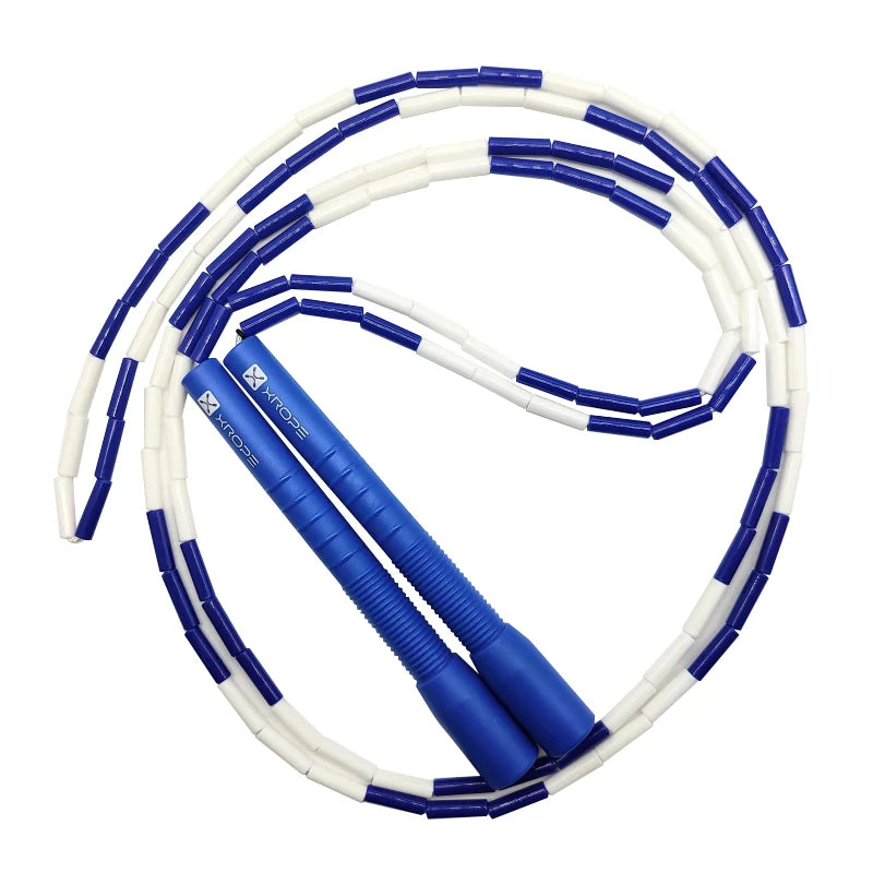 NEVERTOOLATE X ROPE 7mm  hard beads jump skipping rope beaded skip rope Professional competition usage  2.9 meter long handle SlimmingHut