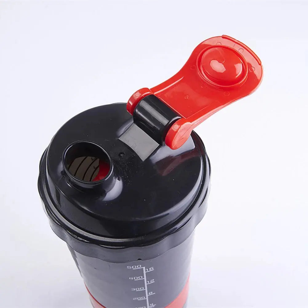 Shaker Bottle, Leak-proof Workout Shake Cup With Mixer For Smooth Mixing, Gym Sports Shaker Water Bottle With Pill & Supplement SlimmingHut
