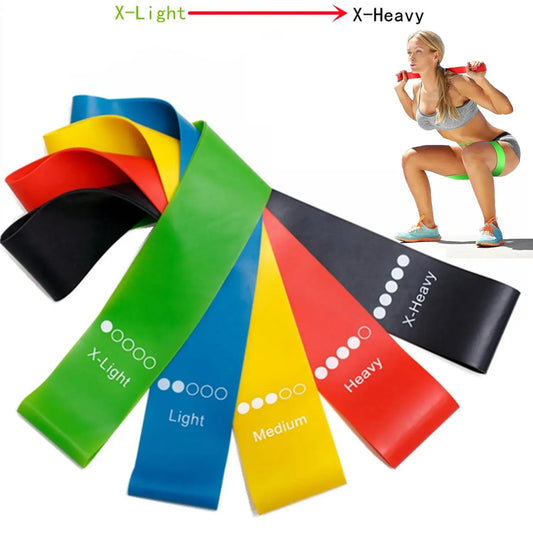 TPE Resistance Bands Fitness Set Rubber Loop Bands Strength Training Workout Expander Yoga Gym Equipment Elastic Rubber Loop - SlimmingHut