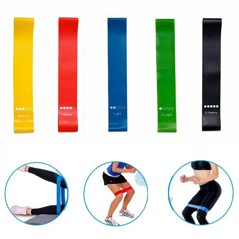 TPE Resistance Bands Fitness Set Rubber Loop Bands Strength Training Workout Expander Yoga Gym Equipment Elastic Rubber Loop - SlimmingHut