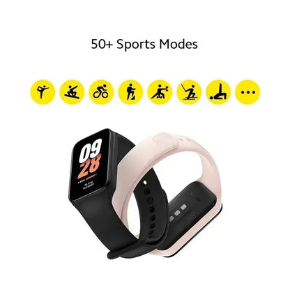 [World Premiere]New Xiaomi Mi Band 8 Active Global Version 1.47" Display 50+ Fitness Modes Heart Rate SpO2 Monitoring Smart band - SlimmingHut