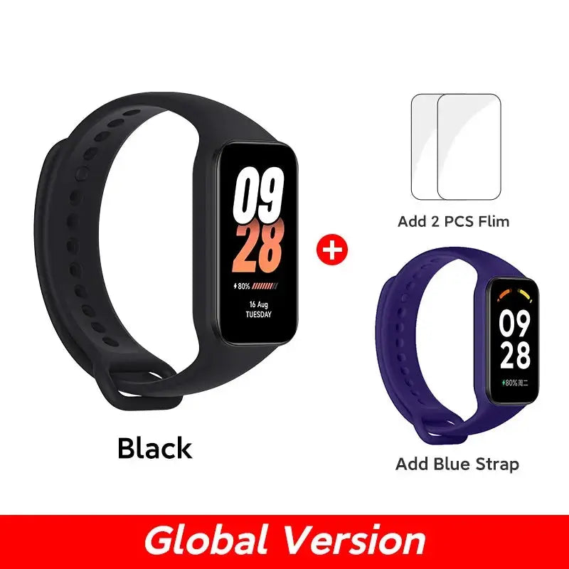 [World Premiere]New Xiaomi Mi Band 8 Active Global Version 1.47" Display 50+ Fitness Modes Heart Rate SpO2 Monitoring Smart band - SlimmingHut