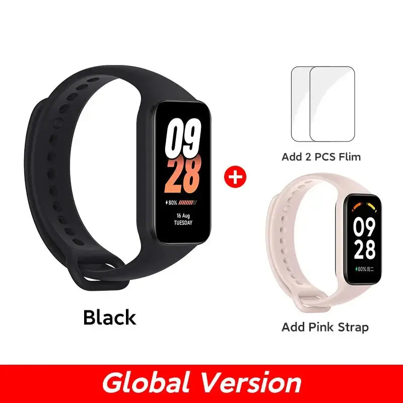 [World Premiere]New Xiaomi Mi Band 8 Active Global Version 1.47" Display 50+ Fitness Modes Heart Rate SpO2 Monitoring Smart band - SlimmingHut