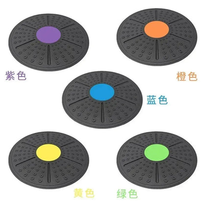 Yoga Balance Board Disc Stability Round Plates Exercise Trainer for Fitness Sports Waist Wriggling Fitness Balance Board SlimmingHut