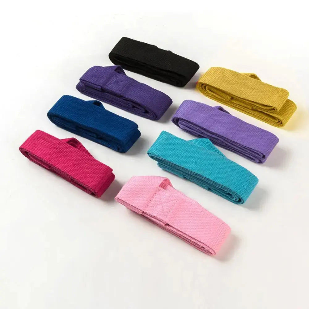 Yoga Mat Strap Belt Shoulder Carry Belt Adjustable Sports Sling Exercise Stretch Fitness Elastic Yoga Belt Yoga Equipment SlimmingHut