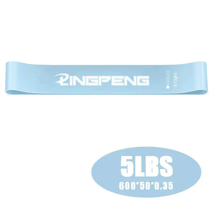 Yoga Resistance Rubber Band Fitness Level 5 Workout Elastic Band Expander Pilates Sports Training Gym Equipment - SlimmingHut