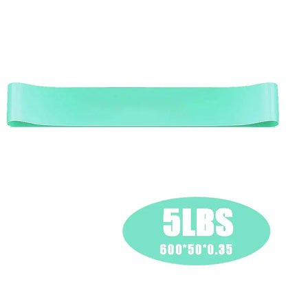 Yoga Resistance Rubber Band Fitness Level 5 Workout Elastic Band Expander Pilates Sports Training Gym Equipment - SlimmingHut