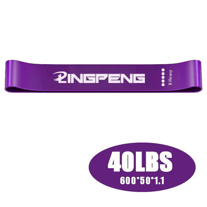 Yoga Resistance Rubber Band Fitness Level 5 Workout Elastic Band Expander Pilates Sports Training Gym Equipment - SlimmingHut