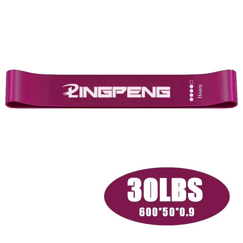 Yoga Resistance Rubber Band Fitness Level 5 Workout Elastic Band Expander Pilates Sports Training Gym Equipment - SlimmingHut