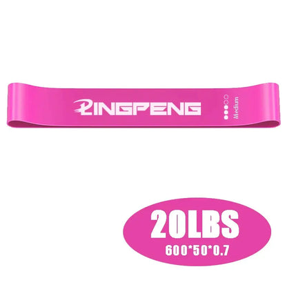 Yoga Resistance Rubber Band Fitness Level 5 Workout Elastic Band Expander Pilates Sports Training Gym Equipment - SlimmingHut