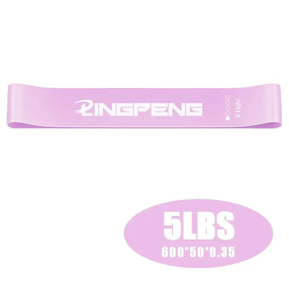 Yoga Resistance Rubber Band Fitness Level 5 Workout Elastic Band Expander Pilates Sports Training Gym Equipment - SlimmingHut