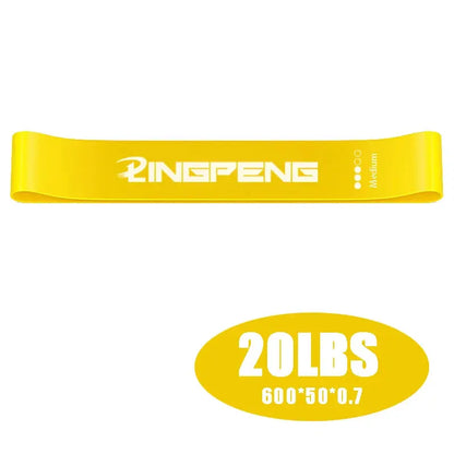Yoga Resistance Rubber Band Fitness Level 5 Workout Elastic Band Expander Pilates Sports Training Gym Equipment - SlimmingHut