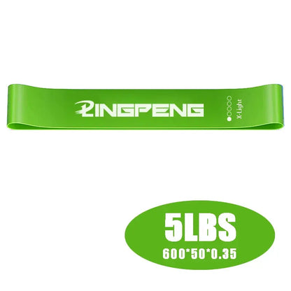 Yoga Resistance Rubber Band Fitness Level 5 Workout Elastic Band Expander Pilates Sports Training Gym Equipment - SlimmingHut