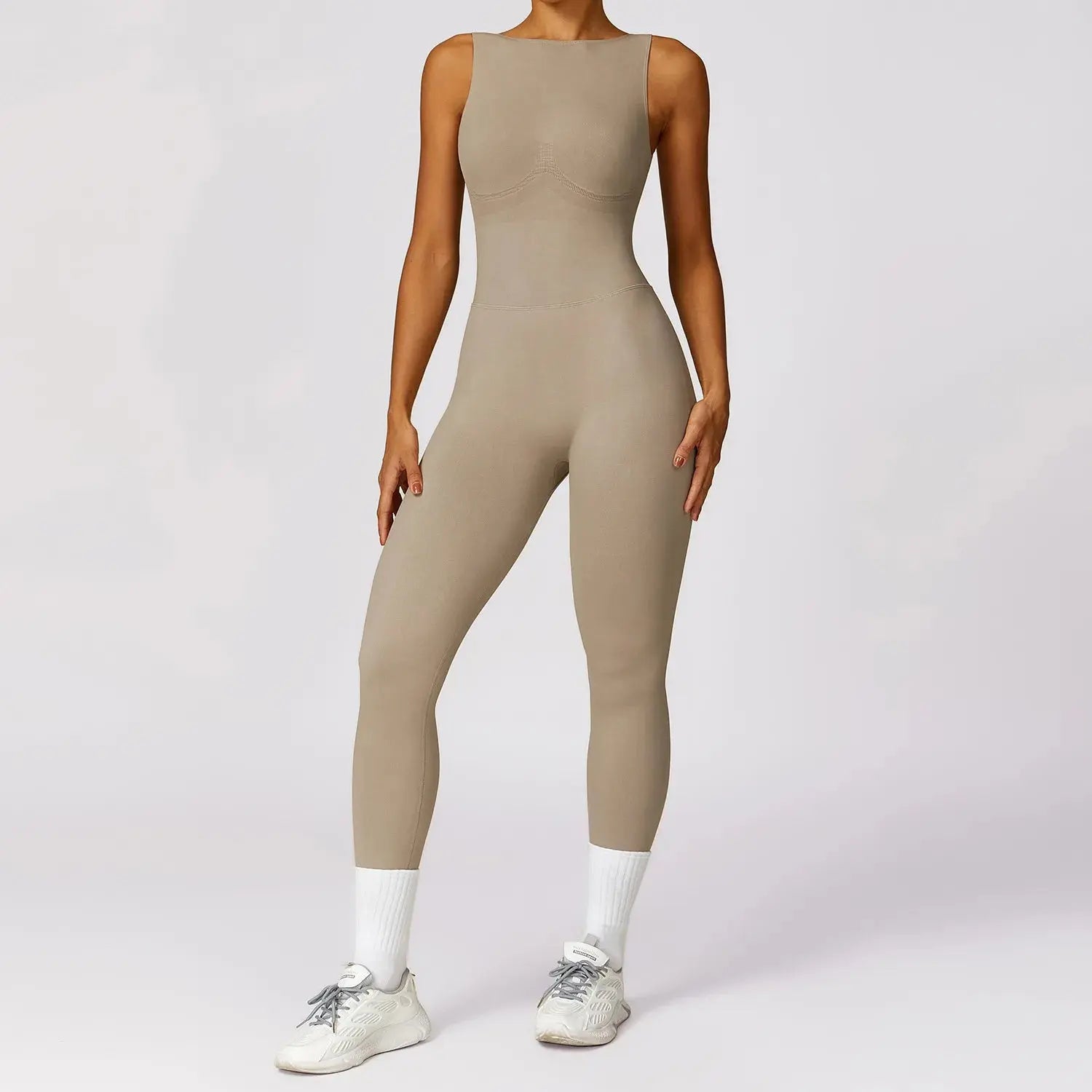 Yoga Set Seamless Jumpsuits One Piece Women's Tracksuit Fitness Workout Rompers Sportswear Gym Set Workout Clothes For Women - SlimmingHut