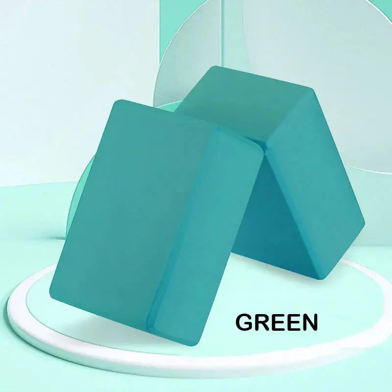Yoga Tiles 250g High-Density Hardened EVA Professional Yoga Brick Solid Color Practice Block For Dance Yoga Body Shaping Fitness - SlimmingHut